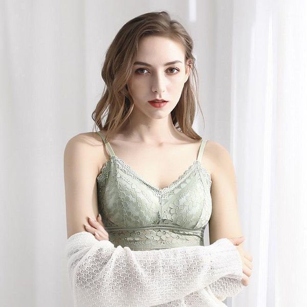 camisoles & tanks women lace bras comfortable bralette solid color beauty back underwear vest female add pad wireless bra lingerie, Black;white
camisoles & tanks women lace bras comfortable bralette solid color beauty back underwear vest female add pad wireless bra lingerie, Black;white