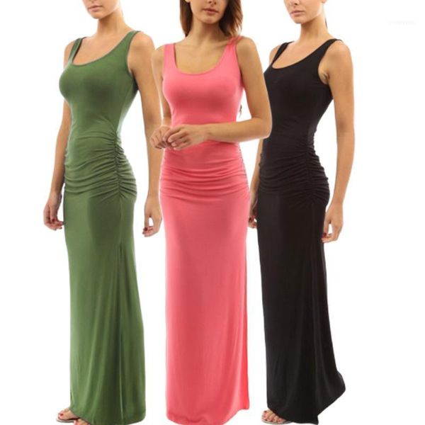 long pleated maxi vest dress open side party women elegant sukienka gather waist sleeveless thigh slit curvy tight1, Black;gray
long pleated maxi vest dress open side party women elegant sukienka gather waist sleeveless thigh slit curvy tight1, Black;gray