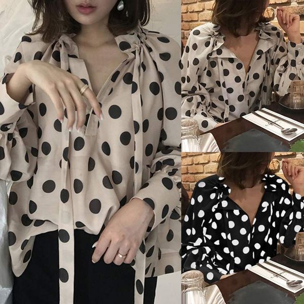 elegant office ruffles blouses women fashion lantern sleeve bow tie ol casual polka dot shirt korean blusas 5xl, White
elegant office ruffles blouses women fashion lantern sleeve bow tie ol casual polka dot shirt korean blusas 5xl, White