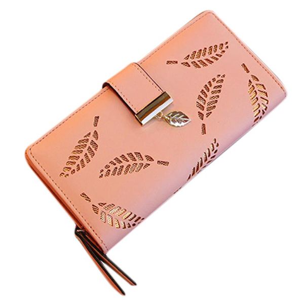 wallets fashion luxury large capacity long coin buckle pierced leaf party pu leather women wallet, Red;black
wallets fashion luxury large capacity long coin buckle pierced leaf party pu leather women wallet, Red;black