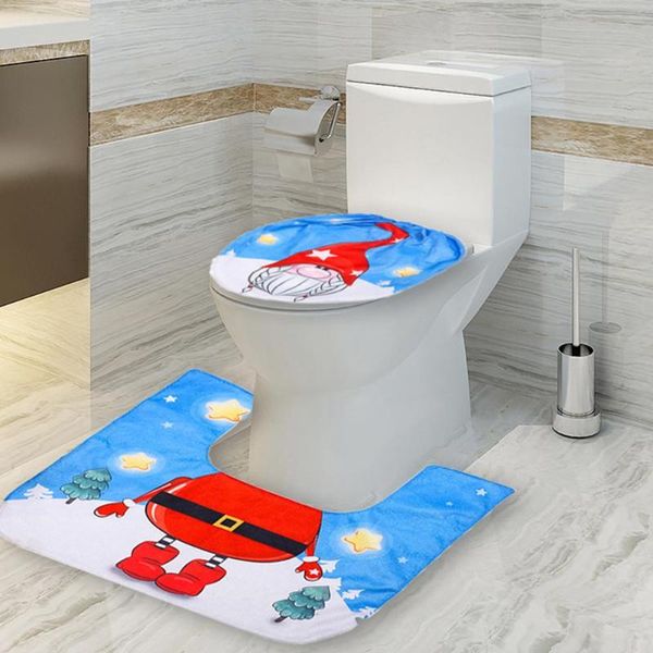 2pcs/set cartoon bathroom toilet seat cover pad carpet christmas decoration covers
2pcs/set cartoon bathroom toilet seat cover pad carpet christmas decoration covers