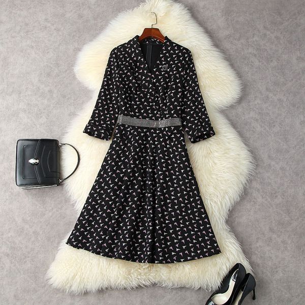 2021 fall autumn 3/4 sleeve v neck black eiffel tower print panelled beaded knee-length dress elegant casual dresses 21o1612717, Black;gray
2021 fall autumn 3/4 sleeve v neck black eiffel tower print panelled beaded knee-length dress elegant casual dresses 21o1612717, Black;gray