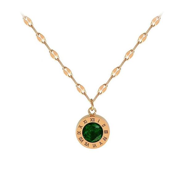 pendant necklaces simple and versatile titanium steel roman numerals diamond clavicle chain light luxury niche temperament fashion necklace, Silver
pendant necklaces simple and versatile titanium steel roman numerals diamond clavicle chain light luxury niche temperament fashion necklace, Silver