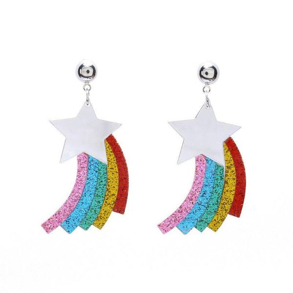 dangle & chandelier acrylic rainbow star cloud colorful lightnings stud earrings women fashion jewelry, Silver
dangle & chandelier acrylic rainbow star cloud colorful lightnings stud earrings women fashion jewelry, Silver