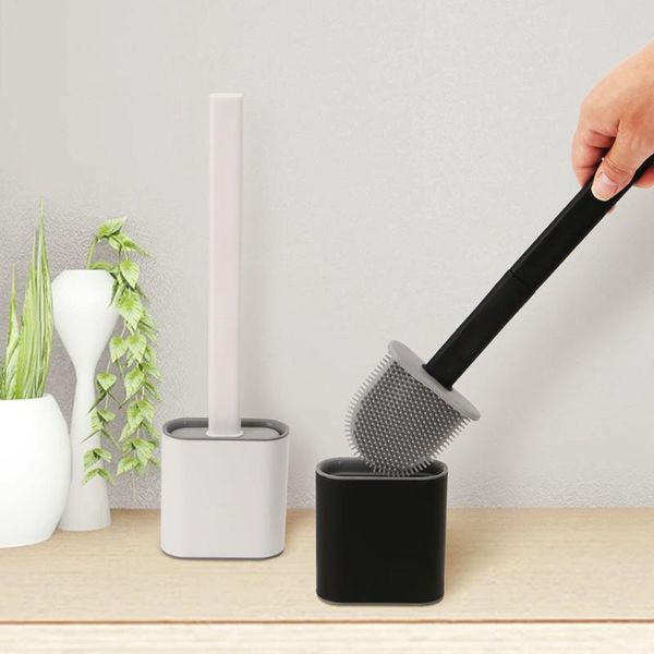 bath accessory set silicone toilet brush and holder no-slip removable handle bendable head wall mounted cleaning kit bathroom accessories
bath accessory set silicone toilet brush and holder no-slip removable handle bendable head wall mounted cleaning kit bathroom accessories