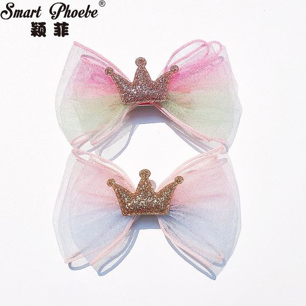 wholesale boutique 20pcs fashion glitter tiaras gradient tulle bow hairpins crown rainbow bowknot hair clips princess headwear, Slivery;white
wholesale boutique 20pcs fashion glitter tiaras gradient tulle bow hairpins crown rainbow bowknot hair clips princess headwear, Slivery;white