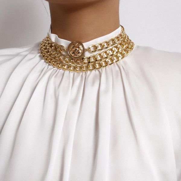chains 3pcs/set gold necklace for women chain punk style holiday gifts joker personality europe and america neck jewelry 2021, Silver
chains 3pcs/set gold necklace for women chain punk style holiday gifts joker personality europe and america neck jewelry 2021, Silver