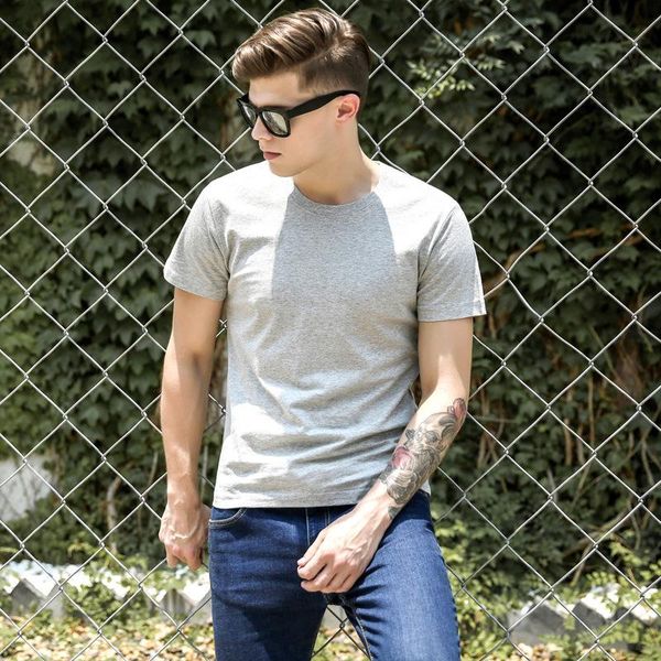 men's t-shirts 2021 clothing mens t shirt o collar men fashion cotton tshirts casual for male t-shirt, White;black
men's t-shirts 2021 clothing mens t shirt o collar men fashion cotton tshirts casual for male t-shirt, White;black