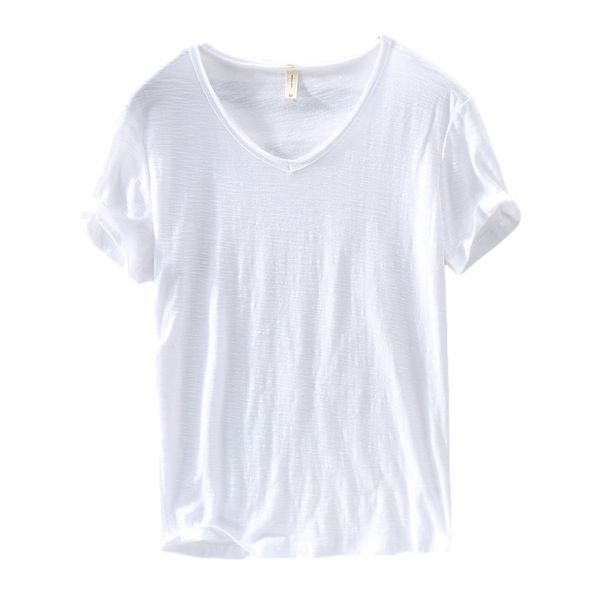 seller t shirts men short sleeve 100%pure cotton v-neck casual solid white tee male basic tshirts clothing 210225, White;black
seller t shirts men short sleeve 100%pure cotton v-neck casual solid white tee male basic tshirts clothing 210225, White;black