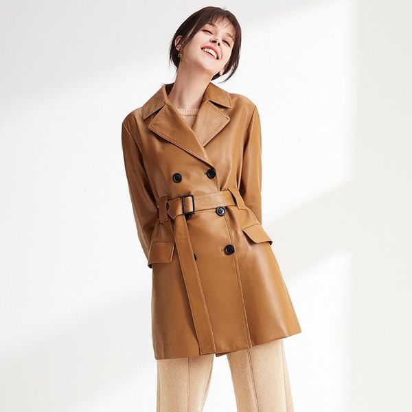 women's leather & faux fur coat real genuine leathe jacket women clothes 2021 korean vintage sheepskin outwear manteau femme v19d01188, Black
women's leather & faux fur coat real genuine leathe jacket women clothes 2021 korean vintage sheepskin outwear manteau femme v19d01188, Black