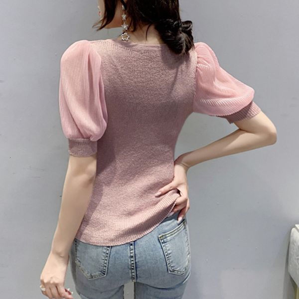 new summer european clothes knitted t-shirt fashion v-neck button shiny women short sleeve solid tees 2021 t13120a t4nr, White
new summer european clothes knitted t-shirt fashion v-neck button shiny women short sleeve solid tees 2021 t13120a t4nr, White