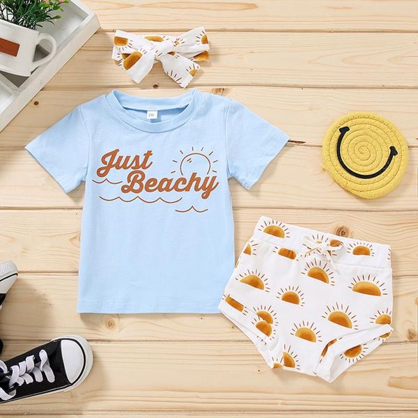 clothing sets 2021 cute summer 0-24m infant girl clothes sun print short sleeve romper +ruffle striped shorts headband 3pcs outfits set, White
clothing sets 2021 cute summer 0-24m infant girl clothes sun print short sleeve romper +ruffle striped shorts headband 3pcs outfits set, White