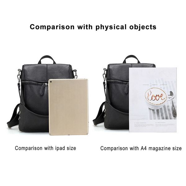 fashion leather backpack women waterproof pu leather ladies zipper female casual shoulder bag teenager school bag 2019
fashion leather backpack women waterproof pu leather ladies zipper female casual shoulder bag teenager school bag 2019