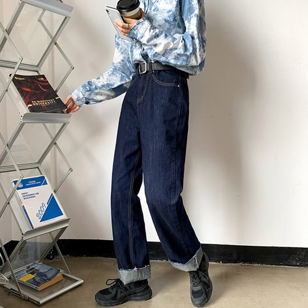 2021 new woman jeans high waist clothes wide leg denim clothing blue vintage quality fall fashion harajuku straight pants g2og
2021 new woman jeans high waist clothes wide leg denim clothing blue vintage quality fall fashion harajuku straight pants g2og