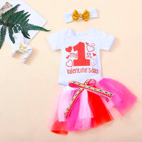 * valentine's sets for newborn baby summer toddler kids baby girl valentine's print romper bodysuit+bowknot tutu skirt set, White
* valentine's sets for newborn baby summer toddler kids baby girl valentine's print romper bodysuit+bowknot tutu skirt set, White