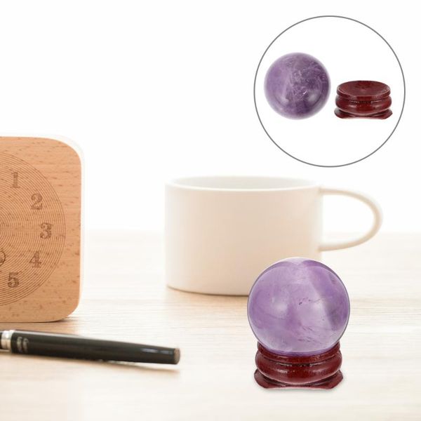 decorative objects & figurines 1pc natural purple crystal ornament chic home decor with wooden base
decorative objects & figurines 1pc natural purple crystal ornament chic home decor with wooden base