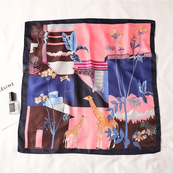 scarves square scarf women female giraffe cute animal pattern professional gift decoration 2021 button fashion spring, Blue;gray
scarves square scarf women female giraffe cute animal pattern professional gift decoration 2021 button fashion spring, Blue;gray