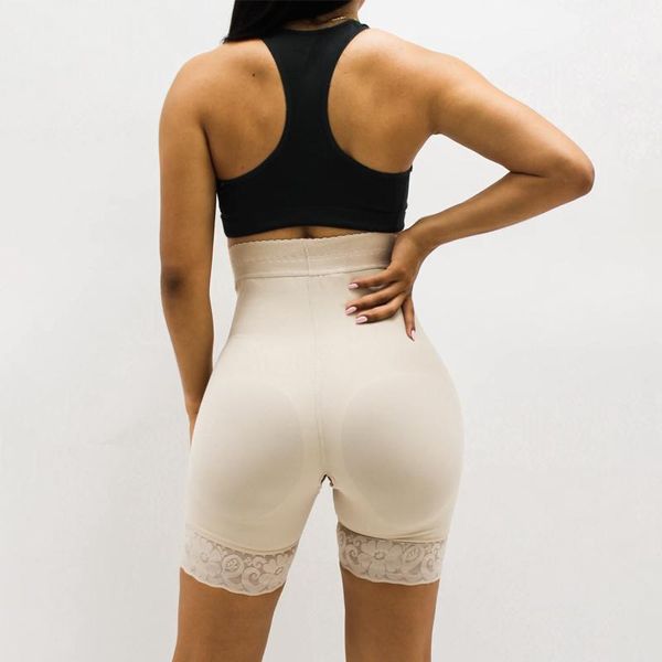 women's shapers power de net fabric for proper molding short bulift with waist control, Black;white
women's shapers power de net fabric for proper molding short bulift with waist control, Black;white