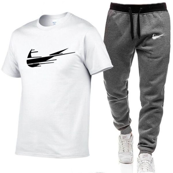 2021 summer fashion leisure men set tracksuit sportswear track suits male sweatsuit short sleeves 100% cotton t shirt 2 piece set s-2xl, Gray
2021 summer fashion leisure men set tracksuit sportswear track suits male sweatsuit short sleeves 100% cotton t shirt 2 piece set s-2xl, Gray
