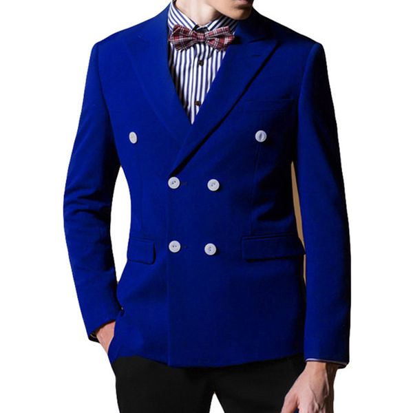 men's suits & blazers royal blue from groom's wedding smoking two blazer double breasted custom parts made from businessman's, White;black
men's suits & blazers royal blue from groom's wedding smoking two blazer double breasted custom parts made from businessman's, White;black