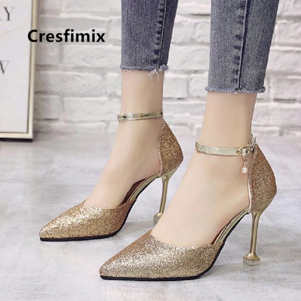 dress shoes cresfimix women cute silver party high heel lady fashion sweet golden wedding pumps tacones altos mujer a5452, Black
dress shoes cresfimix women cute silver party high heel lady fashion sweet golden wedding pumps tacones altos mujer a5452, Black
