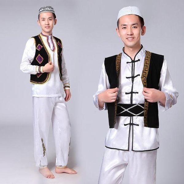 stage wear central asia ethnic dance dress costume islamic hui worship clothes muslim clothing chinese folk performance, Black;red
stage wear central asia ethnic dance dress costume islamic hui worship clothes muslim clothing chinese folk performance, Black;red
