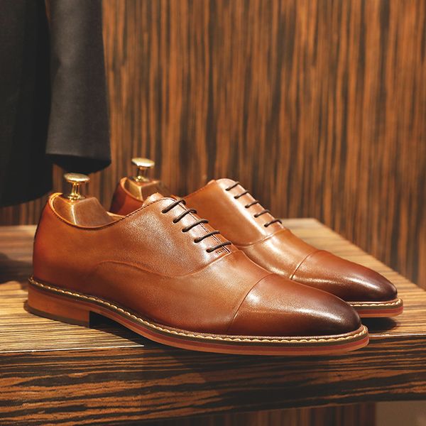 dress shoes genuine men's wear of business leather formal peel invisible men grow furnace st eu size 38-45 w914, Black
dress shoes genuine men's wear of business leather formal peel invisible men grow furnace st eu size 38-45 w914, Black