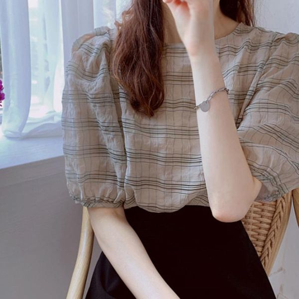women's blouses & shirts spring vintage solid female oversize women shirt short sleeve girls blouse summer plus size femme blusas, White
women's blouses & shirts spring vintage solid female oversize women shirt short sleeve girls blouse summer plus size femme blusas, White