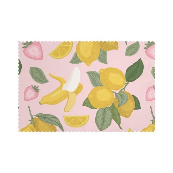 mats & pads 6 pcs placemat funny fruit of lemons bananas fabric table tableware kitchen tool
mats & pads 6 pcs placemat funny fruit of lemons bananas fabric table tableware kitchen tool