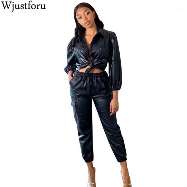two piece dress wjustforu fashion pu leather set women skinny short jacket + pencil pants female black eelgant tracksuit slim, White
two piece dress wjustforu fashion pu leather set women skinny short jacket + pencil pants female black eelgant tracksuit slim, White