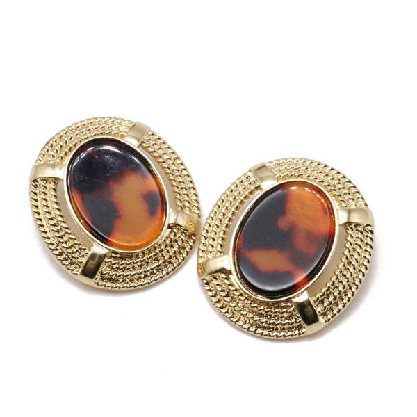 clip-on & screw back oval shape alloy leopard resin elegant clip earring, Silver
clip-on & screw back oval shape alloy leopard resin elegant clip earring, Silver