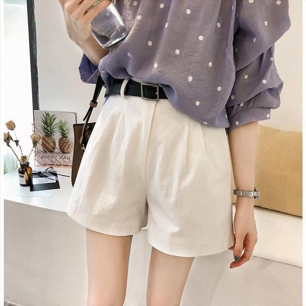 summer elastic high waist women short wide leg solid student fashion korean slim casual loose straight z142, White;black
summer elastic high waist women short wide leg solid student fashion korean slim casual loose straight z142, White;black
