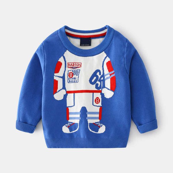 2021 new autumn winter children's pullover sweater cotton astronaut boy double padded base sweater for boy y1024, Blue
2021 new autumn winter children's pullover sweater cotton astronaut boy double padded base sweater for boy y1024, Blue