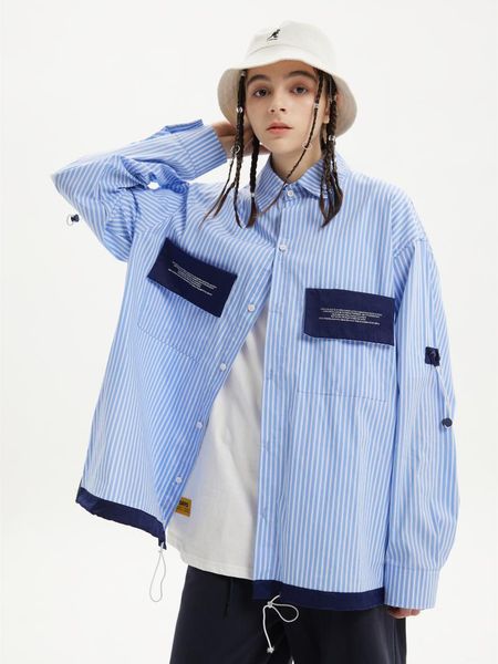 women's jackets 2021 spring autumn women shirts white plain loose oversized blouses female bf korean style blusas pockets, Black;brown
women's jackets 2021 spring autumn women shirts white plain loose oversized blouses female bf korean style blusas pockets, Black;brown