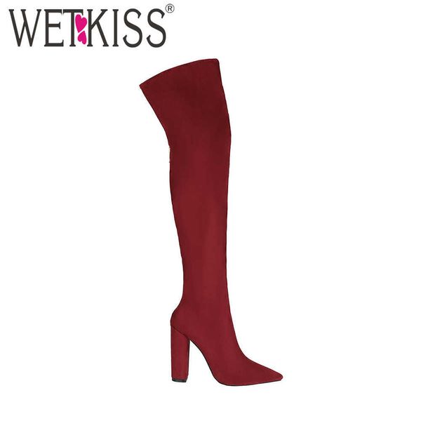 wetkiss women over the knee boots pointed toe thigh boot female thick high heels shoes woman winter boots ladies fashion 210630, Black
wetkiss women over the knee boots pointed toe thigh boot female thick high heels shoes woman winter boots ladies fashion 210630, Black