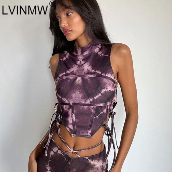 women's tanks & camis lvinmw mock neck sleeveless side lace up tie dye trendy crop patchwork slim vintage y2k tank women for spring, White
women's tanks & camis lvinmw mock neck sleeveless side lace up tie dye trendy crop patchwork slim vintage y2k tank women for spring, White