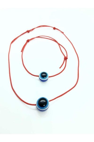 earrings & necklace women's fashion jewelry red rope anklet wristband evil eye beaded 2 psc. sets, Silver
earrings & necklace women's fashion jewelry red rope anklet wristband evil eye beaded 2 psc. sets, Silver