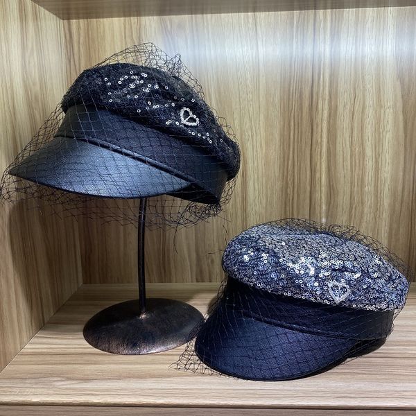 sailor hats for women with black cloak paillettes heart stones reef eight-cornered hat mesh vision cap black silver hats newspaper salesman, Blue;gray
sailor hats for women with black cloak paillettes heart stones reef eight-cornered hat mesh vision cap black silver hats newspaper salesman, Blue;gray