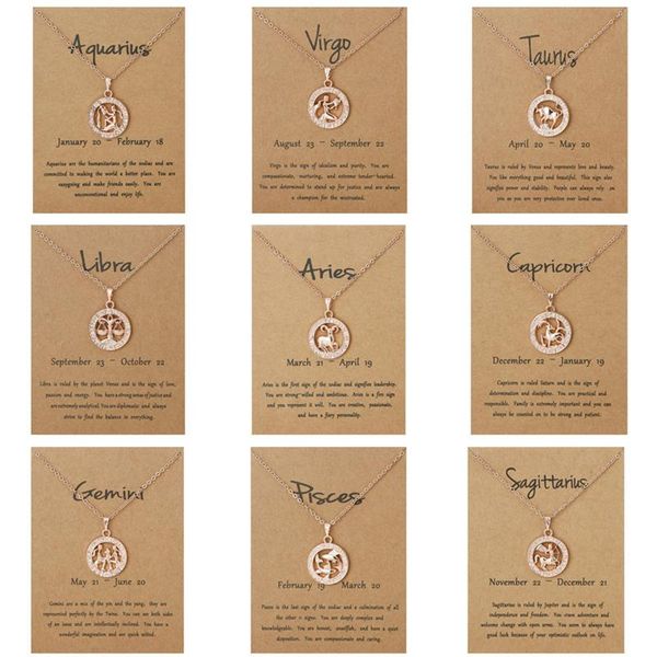 pendant necklaces vintage gold twelve constellations necklace for women girls man zodiac symbol gift clavicle chain fine jewelry 21722, Silver
pendant necklaces vintage gold twelve constellations necklace for women girls man zodiac symbol gift clavicle chain fine jewelry 21722, Silver