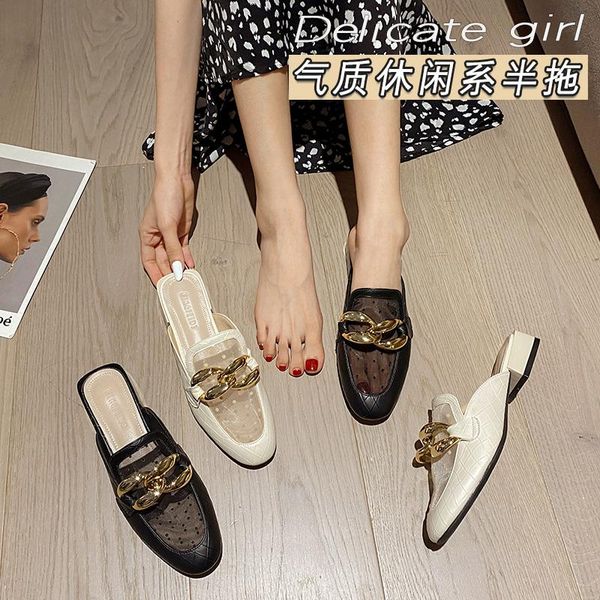 slippers breathable women summer shoes low heels sandalias mujer chaussure femme sandals round toe for 2021, Black
slippers breathable women summer shoes low heels sandalias mujer chaussure femme sandals round toe for 2021, Black