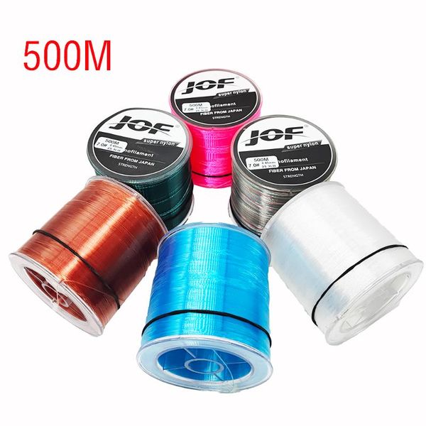 nylon 500m fluorocarbon fishing line 4-25lb super strong brand main line clear fishing saltwater carp tackle
nylon 500m fluorocarbon fishing line 4-25lb super strong brand main line clear fishing saltwater carp tackle