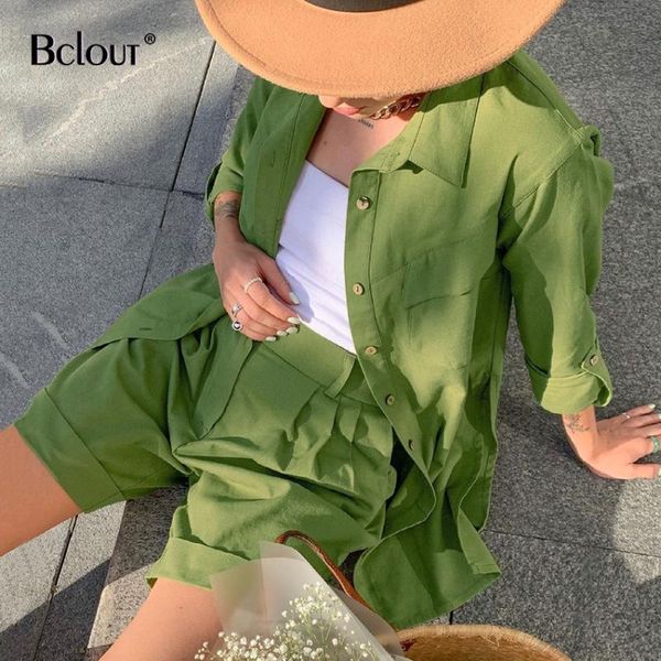 women's tracksuits bclout green double pocket shirt straight shorts women sets summer single breasted blouses button high waist cotton, Gray
women's tracksuits bclout green double pocket shirt straight shorts women sets summer single breasted blouses button high waist cotton, Gray