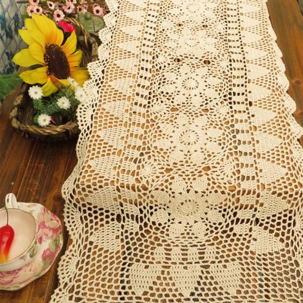 table cloth cotton tablecloth handmade flower design crocheted runner used for decoration television 1pcs/lot
table cloth cotton tablecloth handmade flower design crocheted runner used for decoration television 1pcs/lot