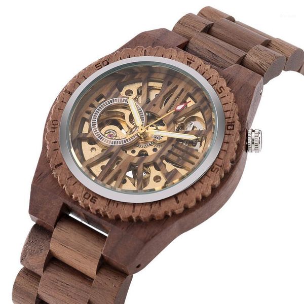 wristwatches automatic mechanical men watches natural walnut wood bracelet self winding wristwatch folding clasp man wooden watch 2021 reloj, Slivery;brown
wristwatches automatic mechanical men watches natural walnut wood bracelet self winding wristwatch folding clasp man wooden watch 2021 reloj, Slivery;brown