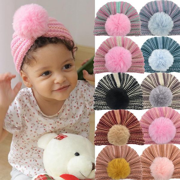 hair accessories cute big pompom baby hat turban soft crochet infant girl boy beanies cap autumn winter warm born toddler head wrap bonnet, Slivery;white
hair accessories cute big pompom baby hat turban soft crochet infant girl boy beanies cap autumn winter warm born toddler head wrap bonnet, Slivery;white