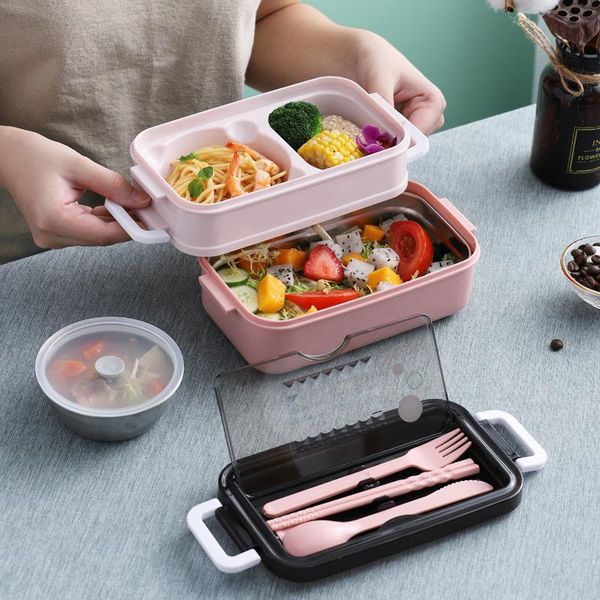dinnerware sets fashion lunch box bento for student office worker container double-layer microwave heating storage
dinnerware sets fashion lunch box bento for student office worker container double-layer microwave heating storage