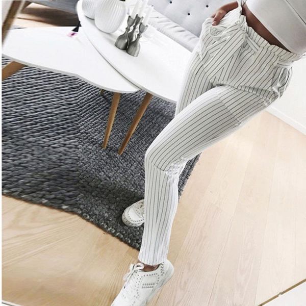 women's pants & capris summer bandage trousers high waist harem for female women bow tie elastic striped stylish casual 2021 harajuku, Black;white
women's pants & capris summer bandage trousers high waist harem for female women bow tie elastic striped stylish casual 2021 harajuku, Black;white