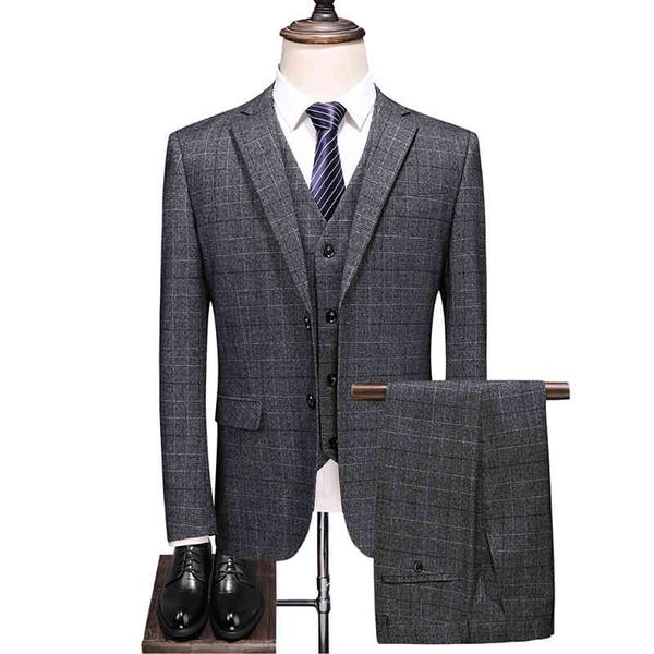 men's suits & blazers size s-4xl ( jacket + vest +pants) mens double-breasted fashion plaid groom wedding dress / men casual business o, White;black
men's suits & blazers size s-4xl ( jacket + vest +pants) mens double-breasted fashion plaid groom wedding dress / men casual business o, White;black