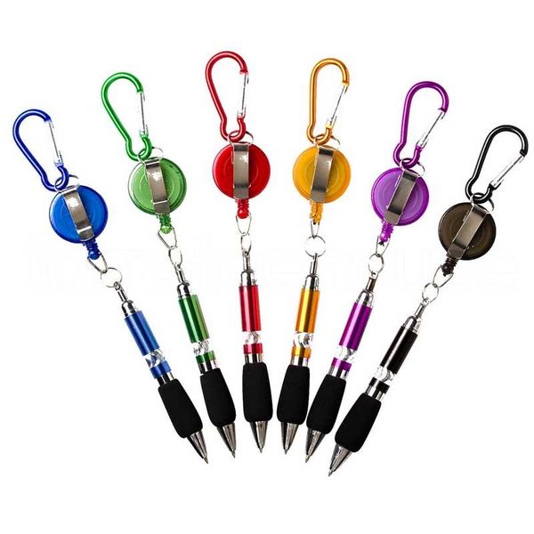 golf training aids wholesale portable retractable badge reel scoring pen belt clip with carabiner snap hook accessories
golf training aids wholesale portable retractable badge reel scoring pen belt clip with carabiner snap hook accessories