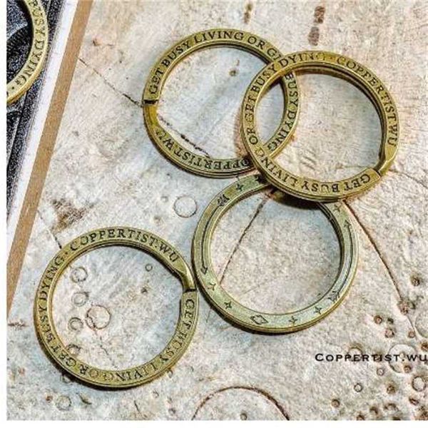 designers coppertist.wu 30mm handmade lettering keyring key chain round split key rings keychain with brass compass key ring keychain, Slivery;golden
designers coppertist.wu 30mm handmade lettering keyring key chain round split key rings keychain with brass compass key ring keychain, Slivery;golden